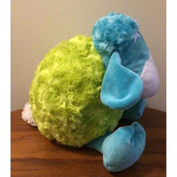 RARE Everbrook Academy SHEEP LAMB Plush Blue Green White Soft 14" x 7" NWOB - Picture 4 of 8